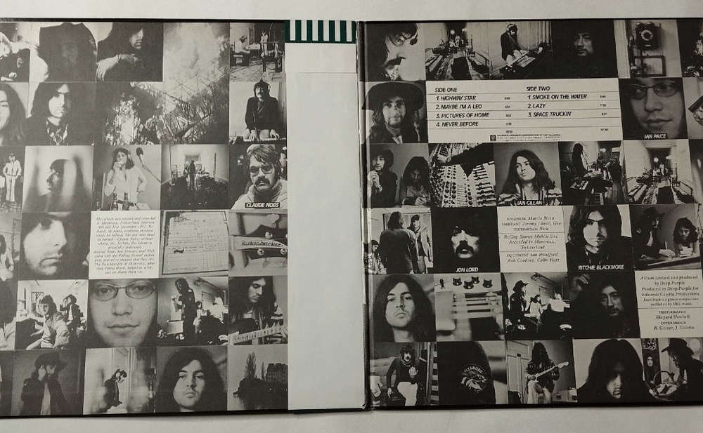Винтажная виниловая пластинка LP Deep Purple Machine Head (Japan 1976) (Obi) Smoke On The Water P-10130W