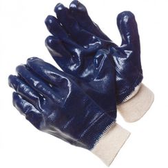 Перчатки х/б с нитриловым покрытием (манжет резинка)