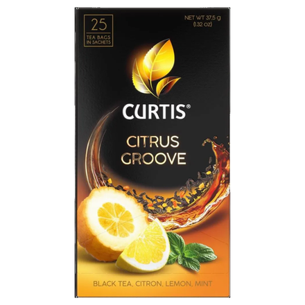 БОНУС Чай черный Curtis Citrus Groove 25 пакетиков