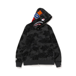 A Bathing Ape Layered Line Camo Shark Full Zip Худи