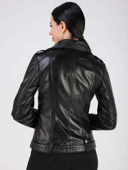 Кожаная куртка демисезонная косуха