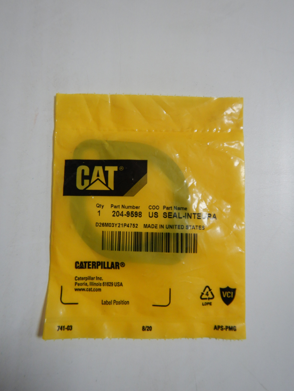 прокладка уплотнительная АРТ: 2049598