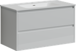 Тумба с раковиной Sancos Libra, 89 см., эмаль белый, LB90W