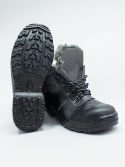 Ботинки (иск.мех) Лидер ПУ/Нитрил