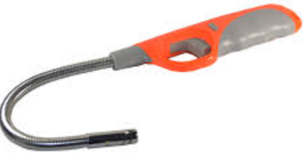 Зажигалка бытовая газовая гибкая  "SAFE" HB-035BL (40шт)