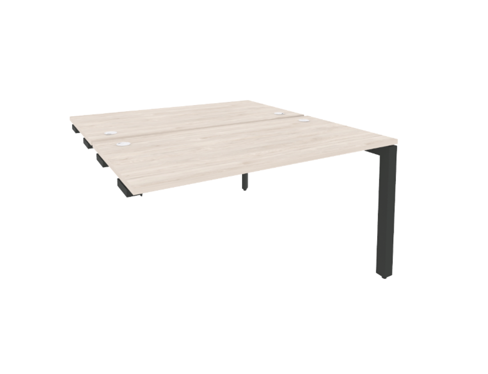 Стол-приставка двойной на П-образном м/к к опорным элементам 1475 Onix