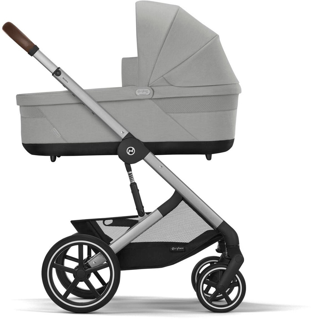 Cybex Детская коляска Balios S Lux BLK 2 в 1 цвет Stone Grey