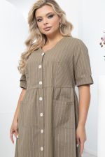 Платье "Баффи" (хаки) П5557 LT Collection