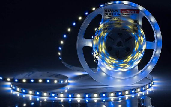 Светодиодная лента Arlight 14,4W/m 60LED/m 5060SMD красный 5M 018325