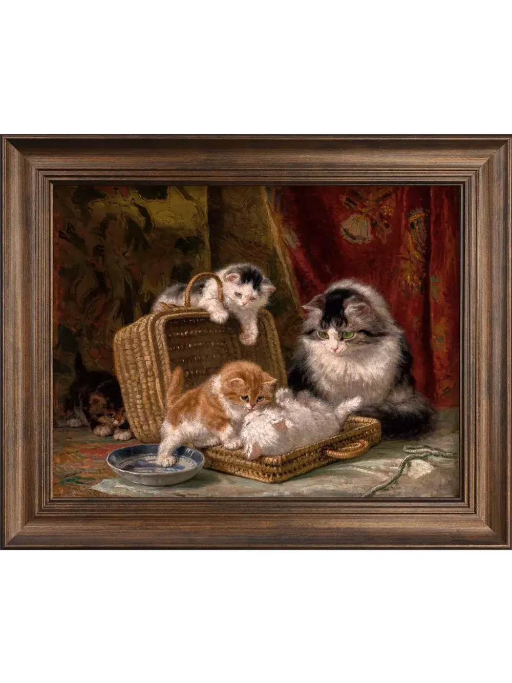 Картина интерьерная на холсте в раме 25*31 см