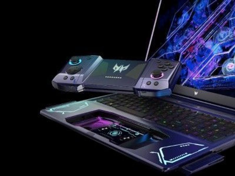 Acer показала игровой ноутбук со встроенным геймпадом