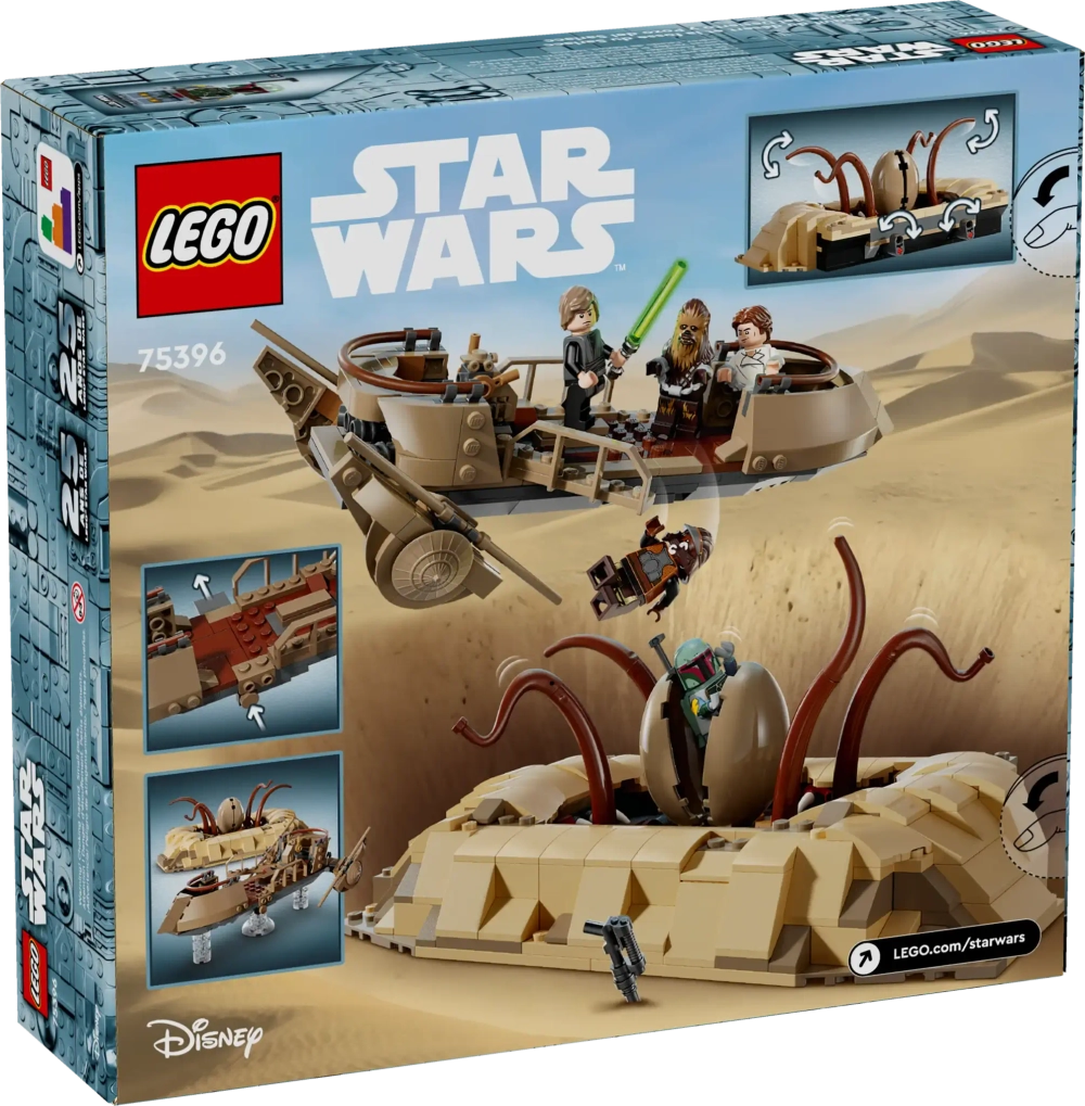Конструктор LEGO Star Wars 75396 Пустынный Скиф и яма Сарлакка