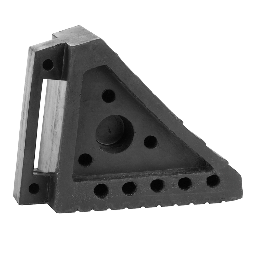 WDK-88002 Противооткатный упор резиновый, для грузовых автомобилей. Размеры 200х150х100 мм.