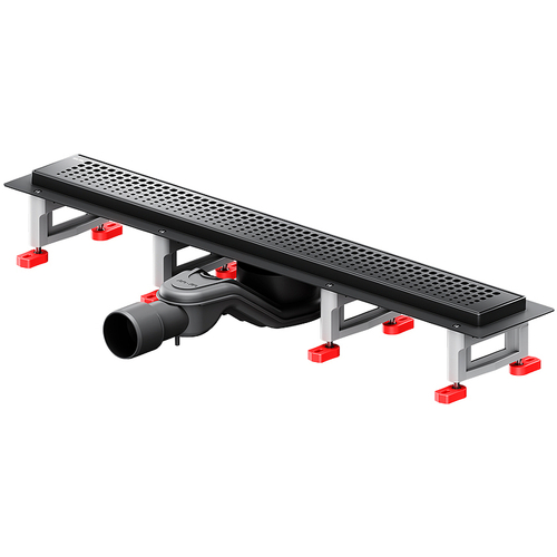 Душевой лоток AM.PM MasterFlow 60 W01SC-P11-060-01BM с Черной матовой решеткой Cut Gradient