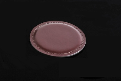 Костер - подстаканник LUXE из кожи Full Grain Bologna Brown