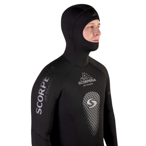 Гидрокостюм Scorpena AllBlack 7 мм