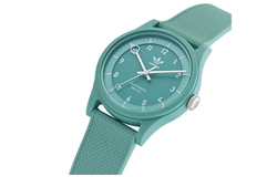 Adidas Originals STREET Wrist Watch Quartz Movement Resin Strap Green Dial Men"s Watches 50m Water Resistant