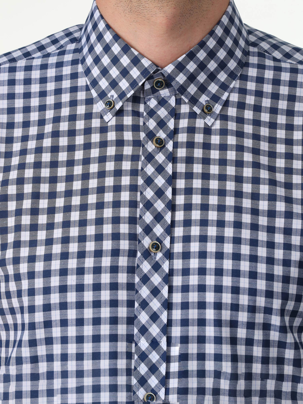 Сорочка мужская VESTER длинный рукав, хлопок/пэ 53314 66