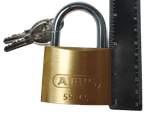 Навесной замок ABUS 55/60 латунь