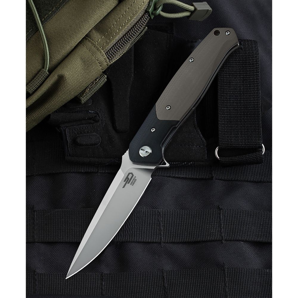 Нож Bestech BG03B Swordfish Black Beige