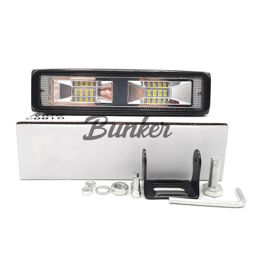 Cветодиодная фара LIGHTWAY 20W Flood (ближний свет) 16см (3030)