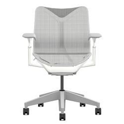 Кресло Herman Miller Cosm, низкая спинка, цвет Mineral, регулируемые подлокотники
