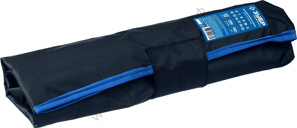 ЗУБР 12 шт, 6 - 22 мм, набор комбинированных гаечных ключей, Профессионал (27087-H12)