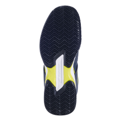 Детские теннисные кроссовки Babolat Propulse Clay Court Shoe Kids - Dark Blue, Neon Green