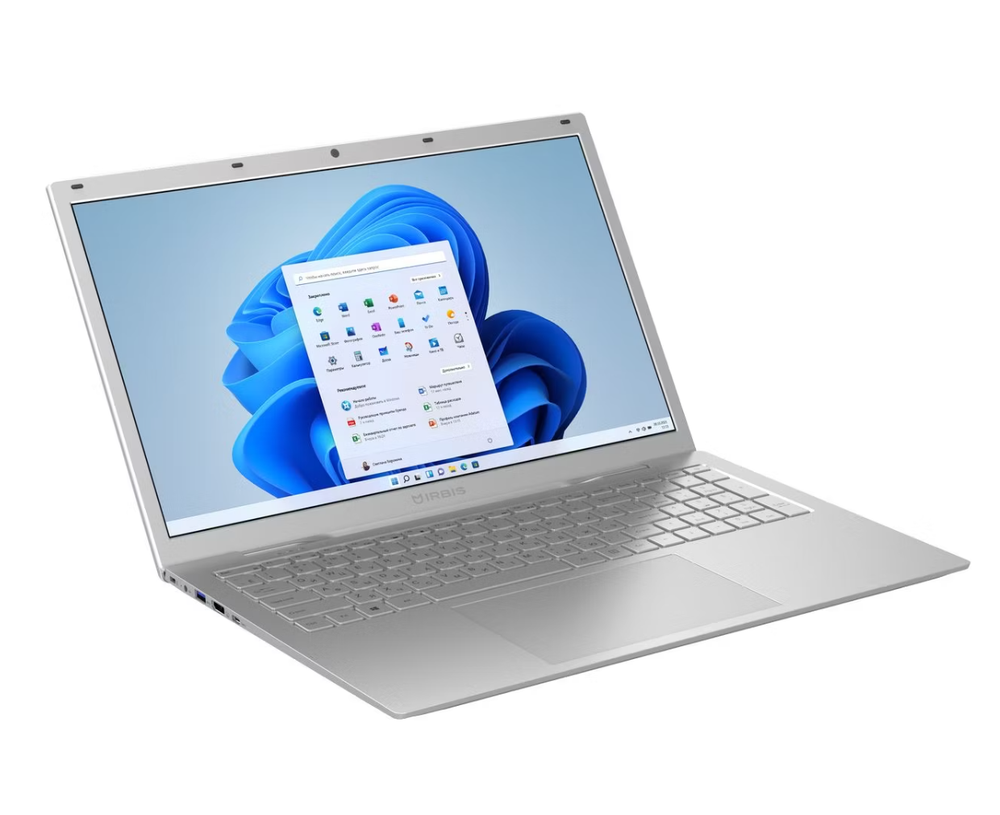 17.3` Ноутбук Irbis 17NBC2000 Silver (1920x1080, AMD Ryzen 3 3200U, RAM 8ГБ, SSD 512ГБ, AMD Radeon Vega 3, Win 11 Pro)