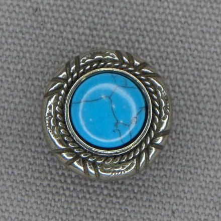 Кончо, (Декоративный элемент) с камнем