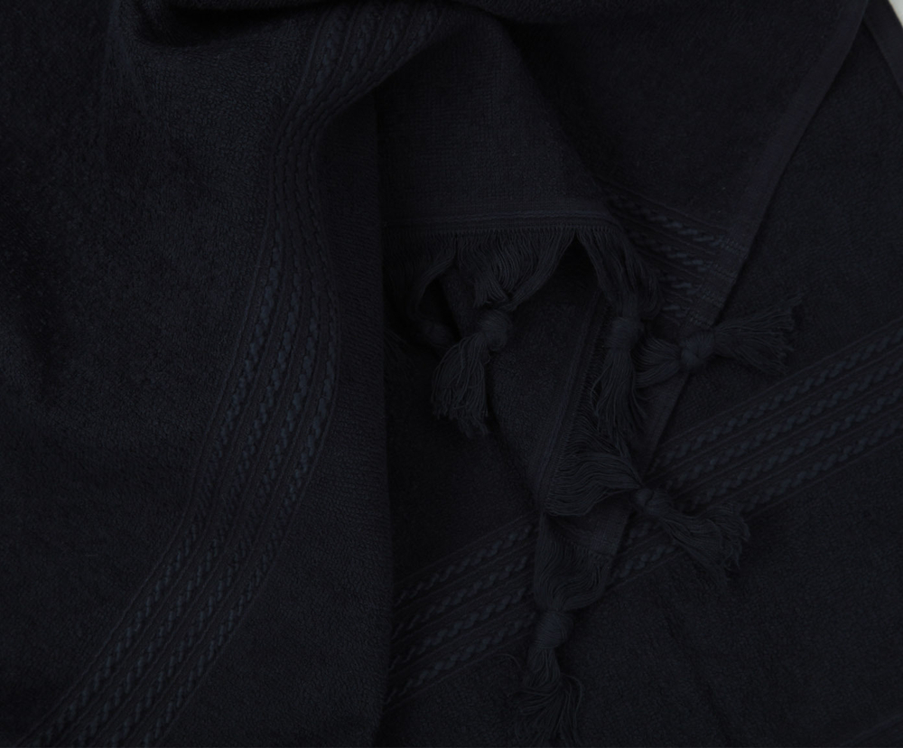 Полотенце 100х150 Hamam Meyzer Tassels синее