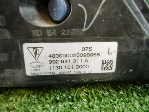 ДХО левый Porsche 911 8 992 (2018-н.в.)