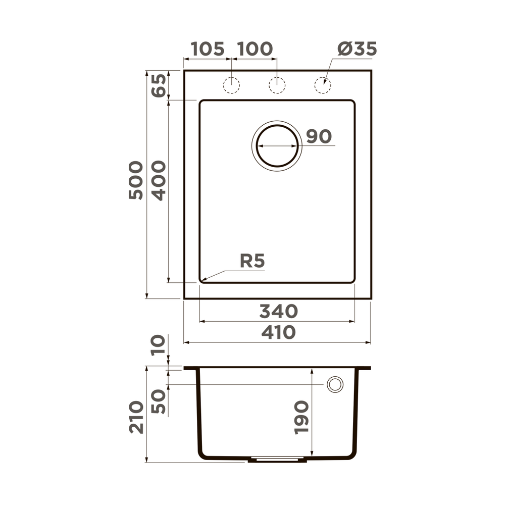 кухонная мойка Omoikiri Bosen 41A-WH Artceramic/белый