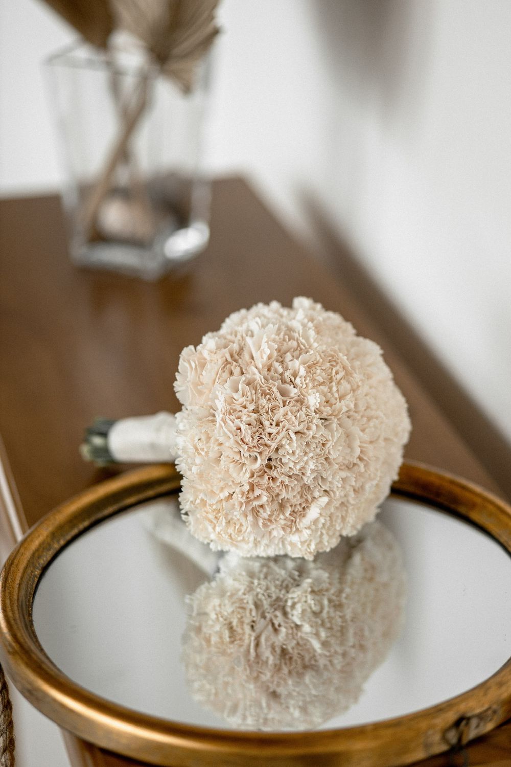 Свадебный букет из диантусов