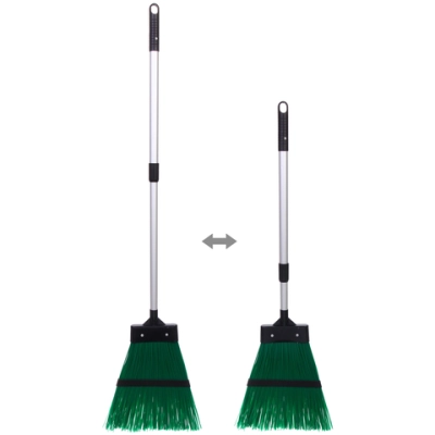 Метла «Плоская» с алюминиевым телескопическим черенком