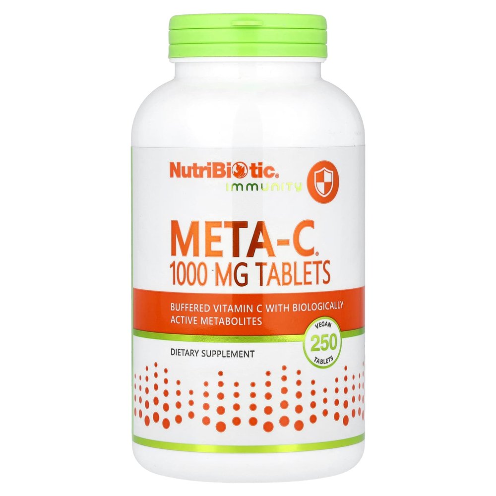 NutriBiotic, Immunity, Meta-C®, 250 растительных таблеток
