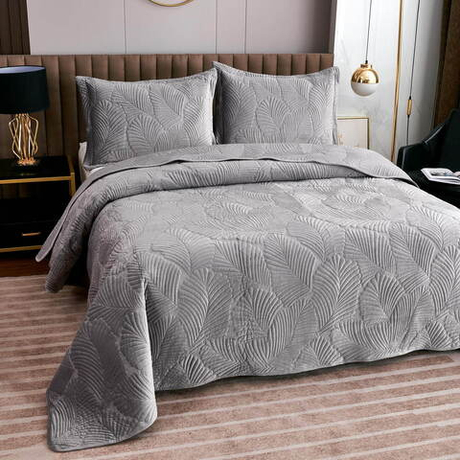 Покрывало 240х260 и 2 наволочки 50х70 Sofi De MarkO Ноэль лиловое