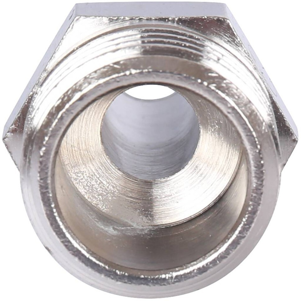 Штуцер НР никелированный 1/2"x12 STOUT