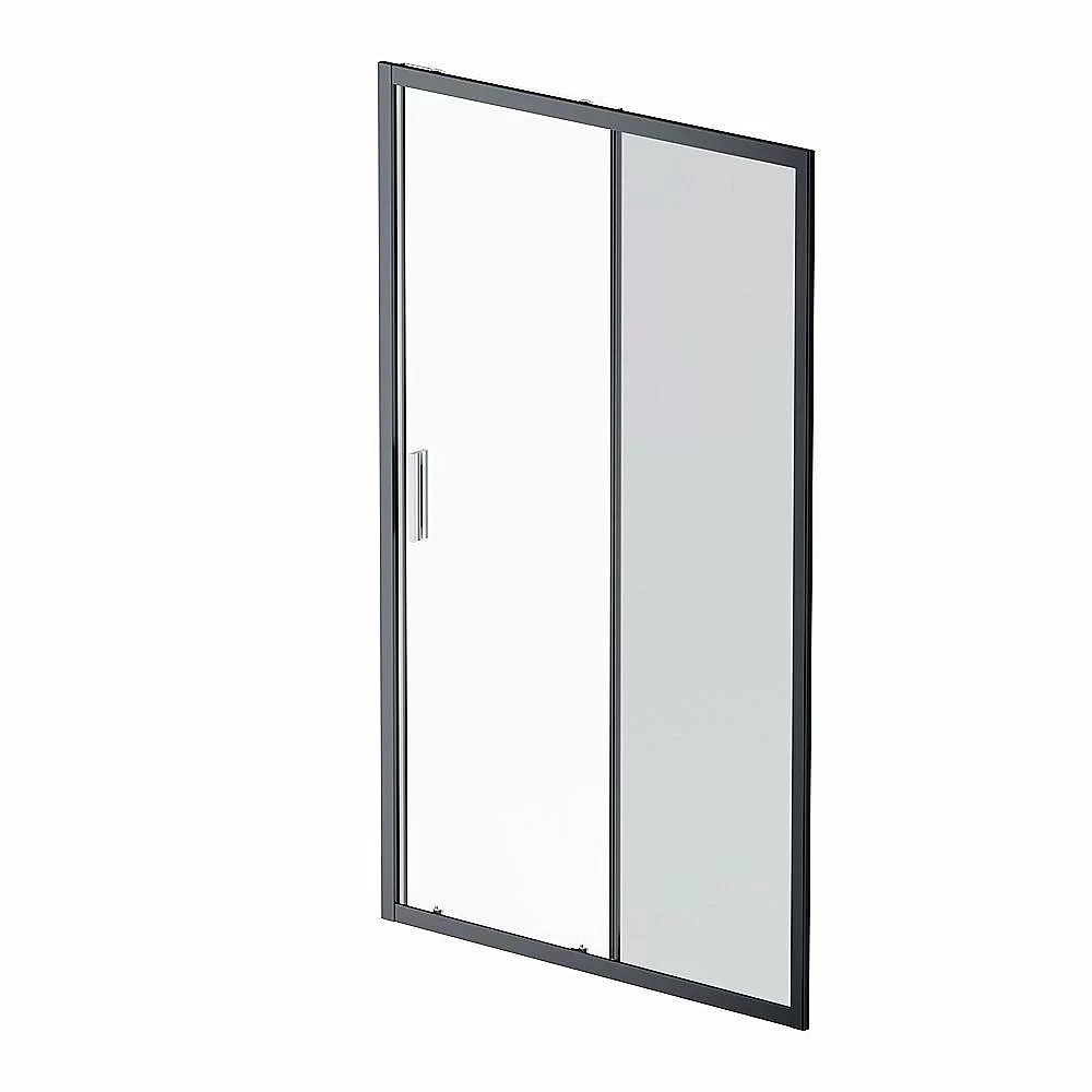 Душевая дверь AM.PM GEM W90G 120 прозрачная-тонированная/черный