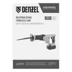 Пила сабельная аккумуляторная CRC-115, 18В Li-Ion Denzel, 28465