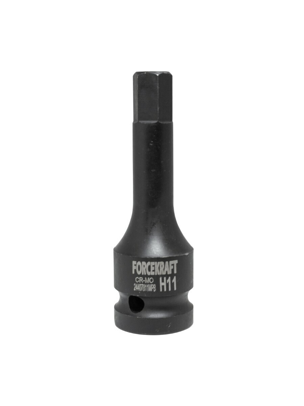 Головка-бита 6-гранная ударная 11мм,1/2'' FORCEKRAFT FK-24407811MPB