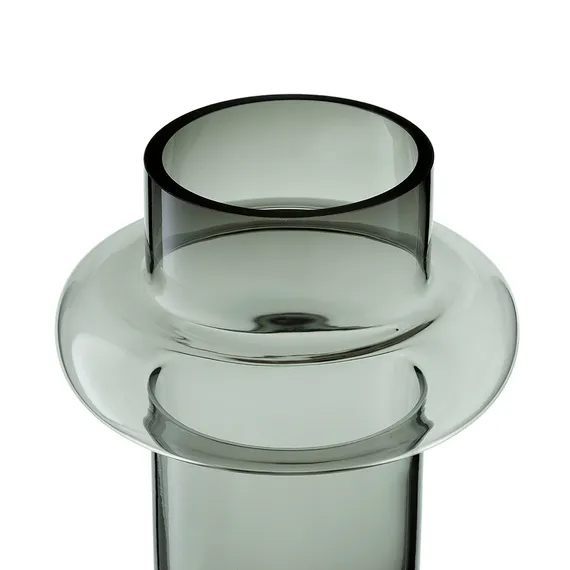 Ваза для цветов Vayr, 26 см, серая