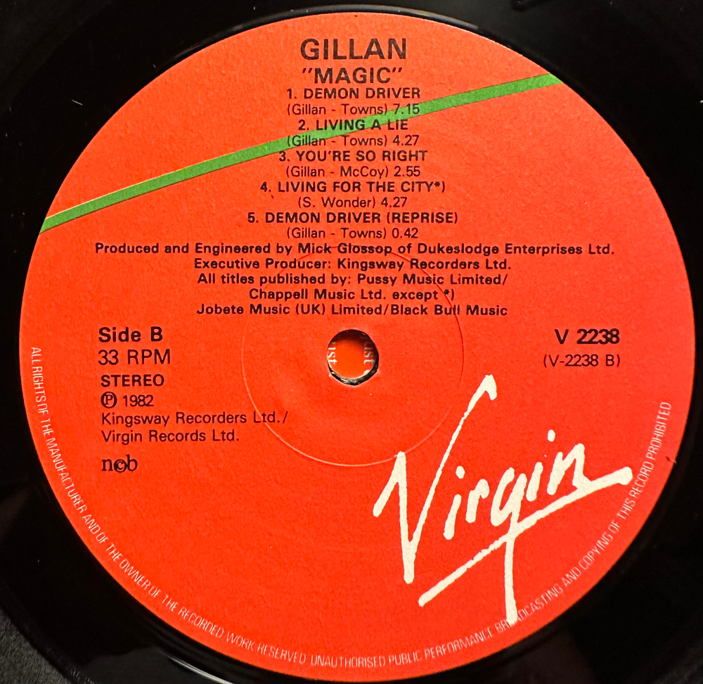 Gillan - Magic (Скандинавия 1982г.)