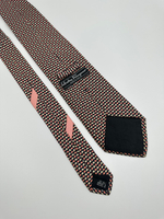 Галстук чёрный в цветочек Salvatore Ferragamo