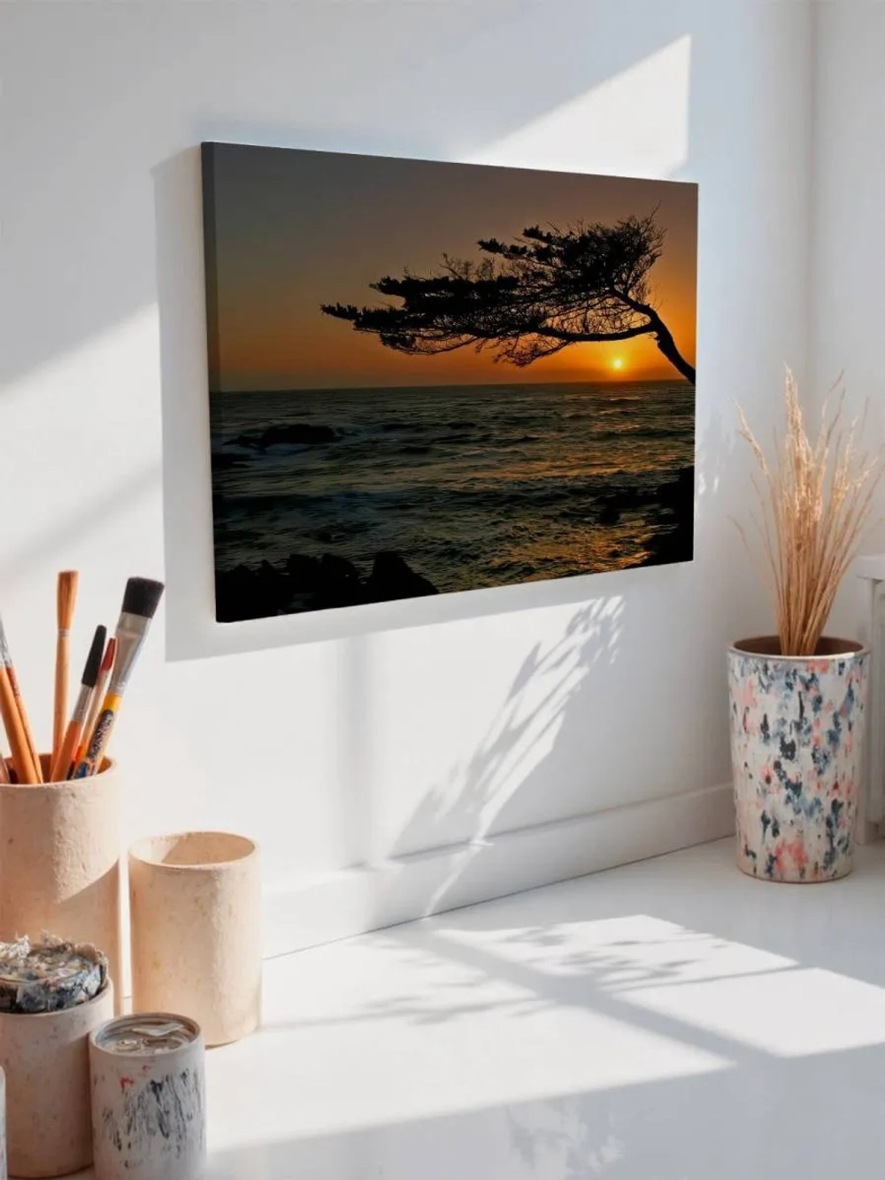 Картина на стену 40 X 50 Закат на воде