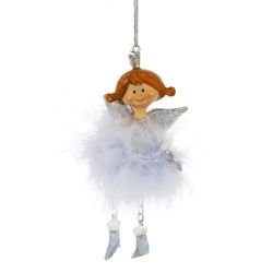 GAEM Украшение новогоднее "Ангелочек, L5 W5 H11 см, 2в.