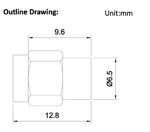 LT-MT2-40-2.92-S, Коаксиальная согласованная нагрузка, 40ГГц, 2.92 Male, 2 Вт