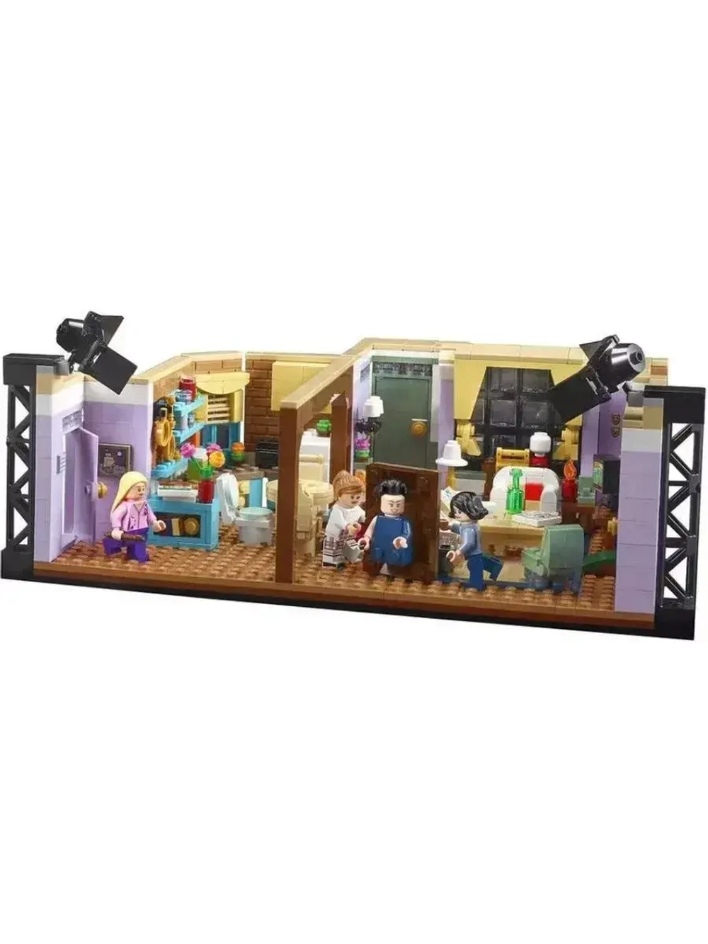 Конструктор Квартиры героев сериала Друзья 2048 деталей