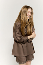 Рубашка струящаяся