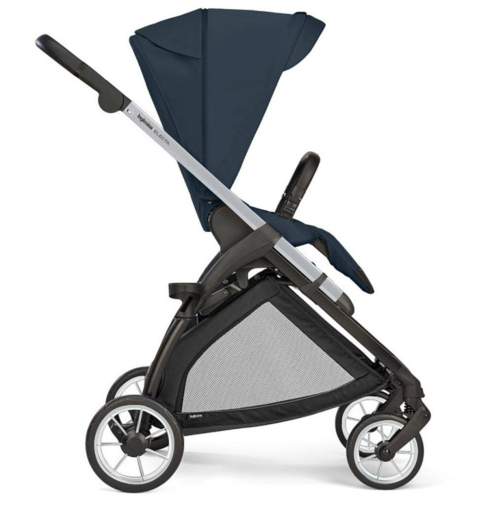 Коляска 3 в 1 Inglesina Electa System Quattro DRW 2025 с подставкой под люльку Hudson Blue